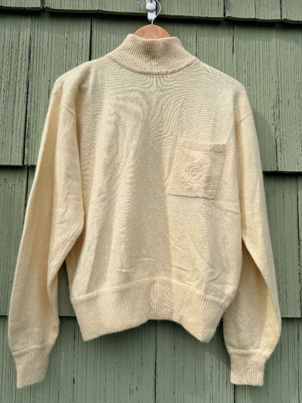 Liz Claiborne Collection Angora Wool Mock Neck Sweater M